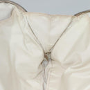 CHANEL New Travel line Hand Bag Nylon Beige CC Auth ti2897-19