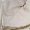CHANEL New Travel line Hand Bag Nylon Beige CC Auth ti2897-21