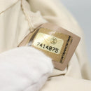 CHANEL New Travel line Hand Bag Nylon Beige CC Auth ti2897-12