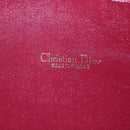 Christian Dior Trotter Canvas Clutch Bag Red Auth ti2899-9