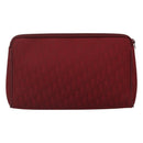 Christian Dior Trotter Canvas Clutch Bag Red Auth ti2899-2