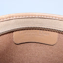 Christian Dior Honeycomb Canvas Clutch Bag PVC Leather Black Auth ti2901-10