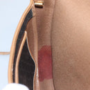 Christian Dior Honeycomb Canvas Shoulder Bag PVC Leather Black Auth ti2903-12