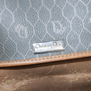 Christian Dior Honeycomb Canvas Shoulder Bag PVC Leather Black Auth ti2907-17