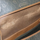 Christian Dior Honeycomb Canvas Shoulder Bag PVC Leather Black Auth ti2907-11