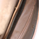 Christian Dior Honeycomb Canvas Shoulder Bag PVC Leather Black Auth ti2907-12