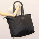 Christian Dior Tote Bag Nylon Black Auth ti2908-20