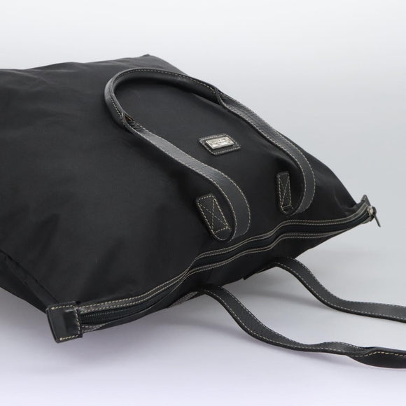 Christian Dior Tote Bag Nylon Black Auth ti2908
