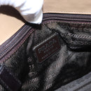 PRADA Hand Bag Nylon Beige Auth ti2915-20