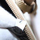PRADA Hand Bag Nylon Beige Auth ti2915-12
