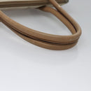 PRADA Hand Bag Nylon Beige Auth ti2915-7