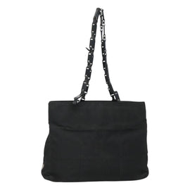 PRADA Tote Bag Nylon Black Auth ti2918