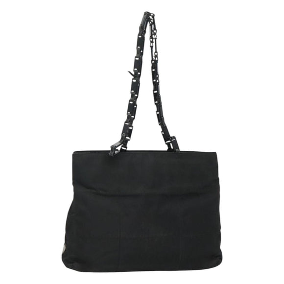 PRADA Tote Bag Nylon Black Auth ti2918