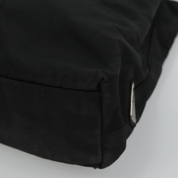 PRADA Tote Bag Nylon Black Auth ti2918