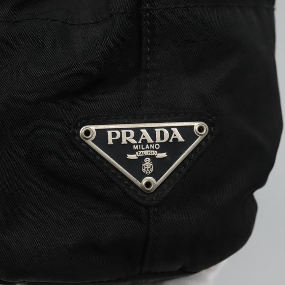 PRADA Tote Bag Nylon Black Auth ti2918