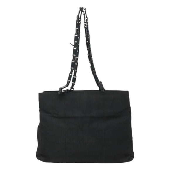 PRADA Tote Bag Nylon Black Auth ti2918