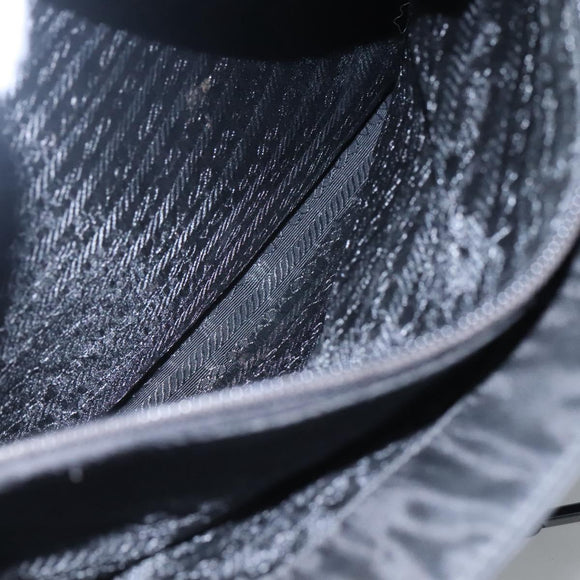 PRADA Tote Bag Nylon Black Auth ti2918