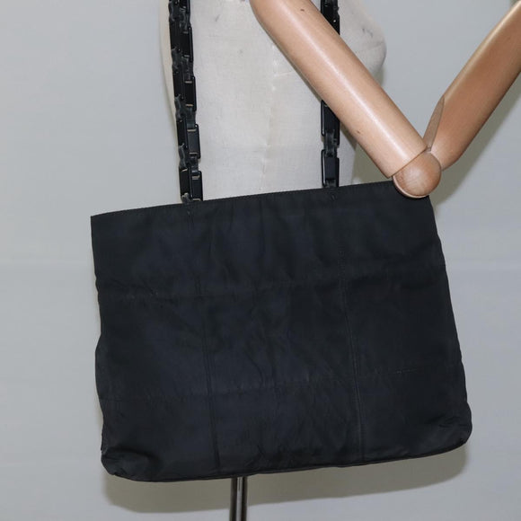PRADA Tote Bag Nylon Black Auth ti2918