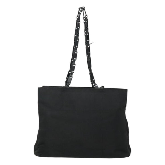 PRADA Tote Bag Nylon Black Auth ti2918