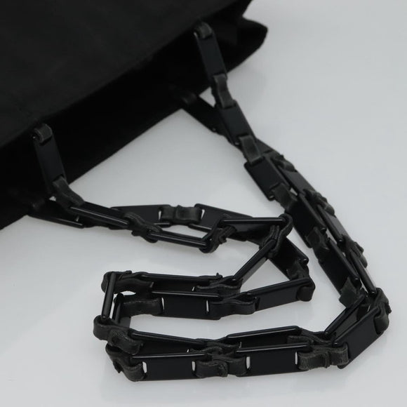 PRADA Tote Bag Nylon Black Auth ti2918