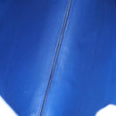 CELINE Pouch Leather Blue Gold Auth ti2920-11