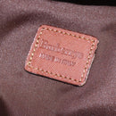 Burberrys Travel Case Boston Bag PVC Navy Brown Auth ti2922-28