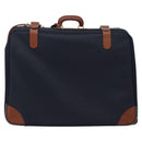 Burberrys Travel Case Boston Bag PVC Navy Brown Auth ti2922-2