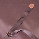 Burberrys Travel Case Boston Bag PVC Navy Brown Auth ti2922-34