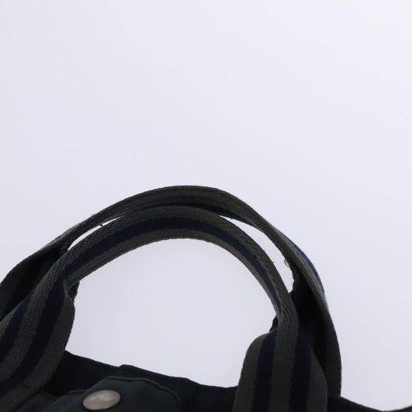 HERMES Fourre Tout Tote Bag Canvas 5 Set Black Gray Navy Auth ti2923