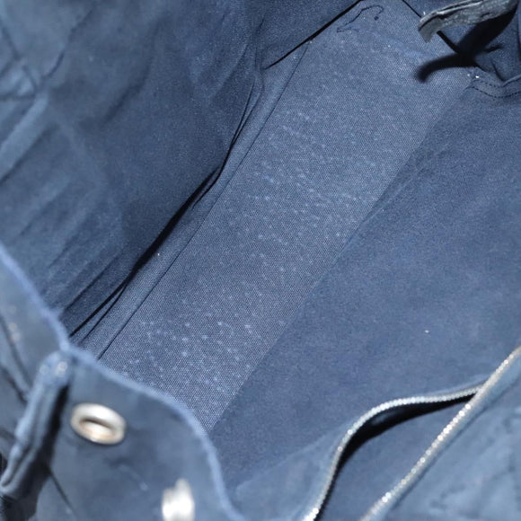 HERMES Fourre Tout Tote Bag Canvas 5 Set Black Gray Navy Auth ti2923