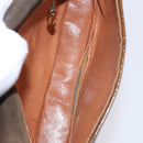 BALLY Hand Bag Leather 4Set Black Yellow Auth ti2926-13