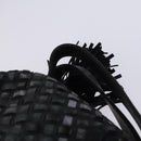 BALLY Hand Bag Leather 4Set Black Yellow Auth ti2926-17