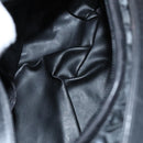 BALLY Hand Bag Leather 4Set Black Yellow Auth ti2926-19