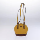 BALLY Hand Bag Leather 4Set Black Yellow Auth ti2926-20