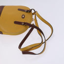 BALLY Hand Bag Leather 4Set Black Yellow Auth ti2926-22