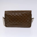 BALLY Hand Bag Leather 4Set Black Yellow Auth ti2926-9