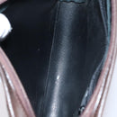 BURBERRY Nova Check Pouch Bag Nylon Canvas 5Set Beige Black Brown Auth ti2927-12