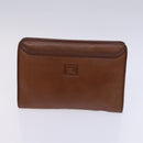 BURBERRY Nova Check Pouch Bag Nylon Canvas 5Set Beige Black Brown Auth ti2927-13