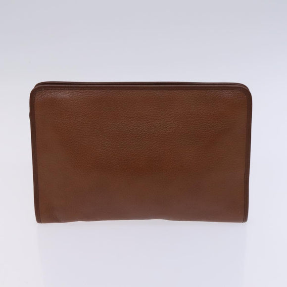 BURBERRY Nova Check Pouch Bag Nylon Canvas 5Set Beige Black Brown Auth ti2927