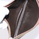 BURBERRY Nova Check Pouch Bag Nylon Canvas 5Set Beige Black Brown Auth ti2927-22