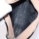 BURBERRY Nova Check Pouch Bag Nylon Canvas 5Set Beige Black Brown Auth ti2927-27