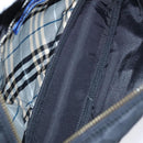 BURBERRY Nova Check Pouch Bag Nylon Canvas 5Set Beige Black Brown Auth ti2927-6