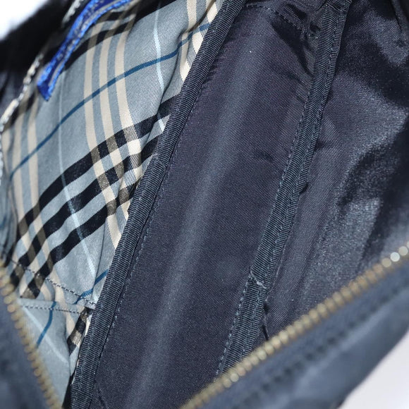 BURBERRY Nova Check Pouch Bag Nylon Canvas 5Set Beige Black Brown Auth ti2927