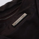 BURBERRY Shoulder Bag Leather Brown Auth ti2934-14