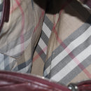 BURBERRY Shoulder Bag Leather Brown Auth ti2934-17