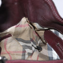 BURBERRY Shoulder Bag Leather Brown Auth ti2934-18