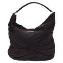 BURBERRY Shoulder Bag Leather Brown Auth ti2934-13