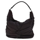 BURBERRY Shoulder Bag Leather Brown Auth ti2934-3