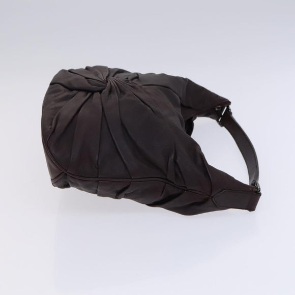 BURBERRY Shoulder Bag Leather Brown Auth ti2934