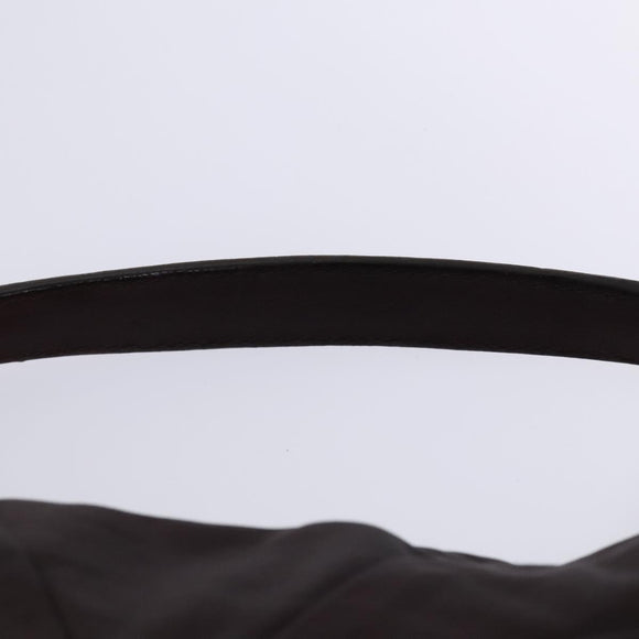 BURBERRY Shoulder Bag Leather Brown Auth ti2934